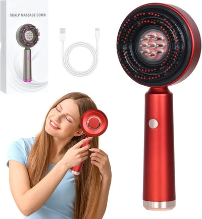 Scalp 3-in-1 Electric Scalp Massager – 360° Shiatsu Head Massage Brush, Waterproof Cordless Hair Care Device – جهاز تدليك فروة الرأس الكهربائي 3 في ، جهاز لاسلكي مقاوم للماء للعناية بالشعر وتدليك الرأس والاسترخاء