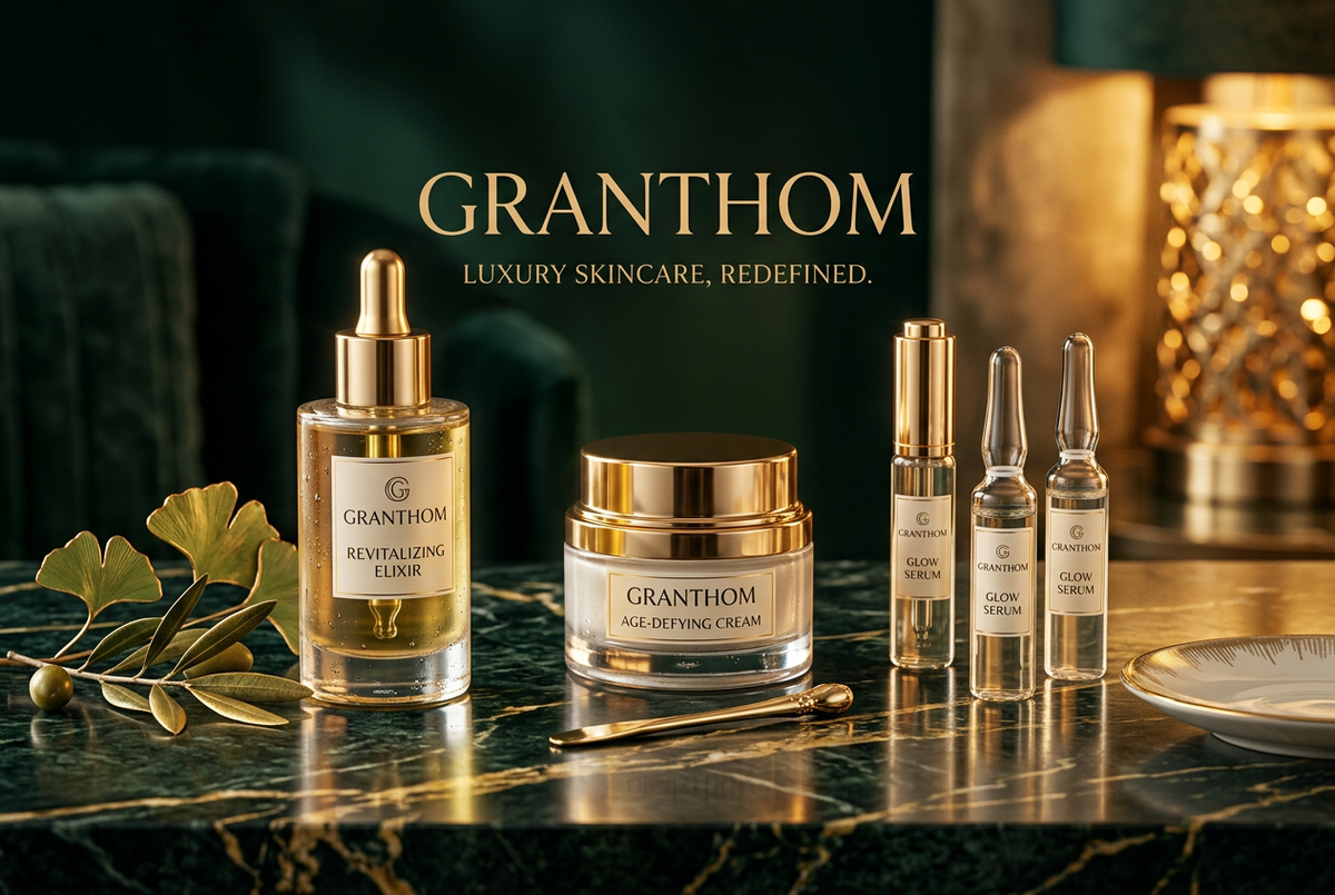 Granthom Luxury Skincare Banner